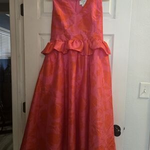 Pink and Orange Dress